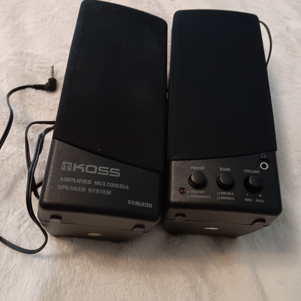 Black Amplified Multimedia Speaker System